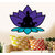Wall Dreams Meditation In A Lotus In A Lotus Sitting Position Spritual In Purple  Blue Wall Stickers(50cmX70cm) 