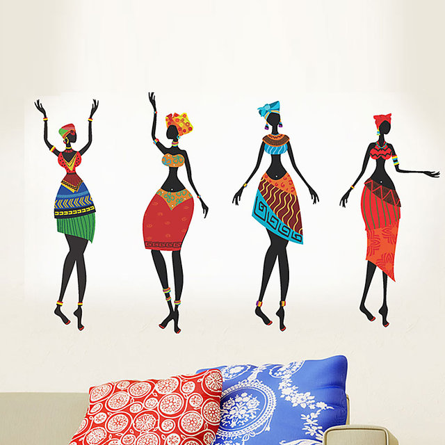 Wall Stickers Decal Sticker For Bedroom Home Docker Decor Decorate Hall Wallstick - Tribal Wall Art Stickers