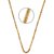 GoldNera Gold Plated Pendant with Earrings Only For Women-E010