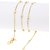 GoldNera Gold Plated Pendant with Earrings Only For Women-E012