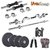 LIVESTRONG 40 KG WEIGHT WITH 5 FT PLAIN + 3 FT CURL ROD + ACCESSORIES
