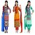 ZHot Fashion Women's Printed Un-stitched Dress Material 3 Combo In Cotton Fabric (ZH20-04-05) Multi