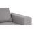 FabHomeDecor - Emilio Superb Two Seater Sofa  - Light Grey