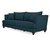 FabHomeDecor - maharaja Three Seater sofa in Dark Blue