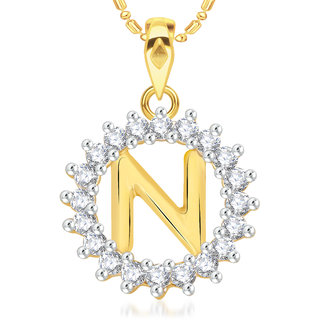 letter n pendant