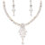 Up-To-Date Silverwala Silver Cubic Zirconia Gold Plated Necklace Set