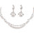 Charismatic Silverwala Silver Cubic Zirconia Rodium Plated Necklace Set