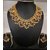 Gold Plated Necklace Set For Women With Pearl Work.Jpg
