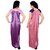 Sukuma Satin Nighty Dress Combo of 2 Cmb2-2DNty-Pch-Prpl-Prpl-Muve
