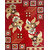 Presto Red Colour Geometrical Carpet (ICLMH668REDC3X5)