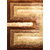 Presto Brown N Beige Colour Geometrical Shaggy Carpet (ICSC10032C3X5)