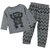 Imported 2x Toddler Infant Baby Kids Clothes T-shirt Top+Pant Outfit Set Monster 100