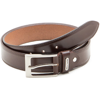 Buy Red Tape Brown Leather Belt for Men RBL182 Online @ ₹1195 from ...