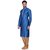 RG Designers Men's Full Sleeve Kurta Pyjama Set D6525Blue