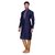 RG Designers Men's Full Sleeve Kurta Pyjama Set D6576Navy
