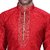 RG Designers Men's Full Sleeve Kurta Pyjama Set D6576Red