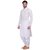 RG Designers Men's Full Sleeve Kurta Pyjama Set D6577White