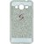 Cantra Glitter Sparkle Hard Back Cover For Samsung Galaxy Core 2 (G355H) - Silver