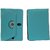 Jojo Flip Cover for Intex I-Buddy 7.2         (Light Blue)