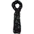 Black Base Printed Stole For Girls By Slover