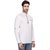 RG Designers Men's Full Sleeve Short kurta AVSONAPOCKET-WHITE