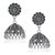 Spargz Beautiful Oxidised Silver Big Silver Jhumkas Earring For Women AIER570