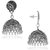 Spargz Beautiful Oxidised Silver Big Jhumkas Earring  For Women AIER571