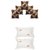 SNS COMBO OF 3 CUSHION COVERS  2 PILLOW COVERS