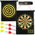 Magnetic Rollup Dart Board and Bulls Eye Game with Darts