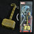 KeyChain Metal Key Chain Golden Thor Hammer Keychain Thor Hammer