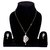 Jewels Kafe Marvellous American Diamond Pendant Set for Women