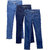 Indistar Men's Slim Fit Jeans (Pack of 3)