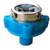 Universal 2 Pcs Washing Machine Water Inlet Pipe Faucet Tap Adapter Light Blue Color +TeflonTape Universal-P13