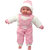 Tickles Pink Laughing Baby Doll Stuffed Soft Plush Toy Love Girl 36 cm