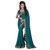 Neeta Green Designer Georgette fashion saree with blouse piece