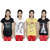 IndiWeaves Women Cotton T-Shirt(Pack Of 4 T-Shirt) Combo Offer