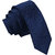 Dark Blue Slim Tie Plain