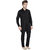 Blackthread  Classic Black Pathani  Pant Cut Pyjama For Men's Wear