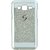 Cantra Glitter Sparkle Hard Back Cover For Samsung Galaxy J7 - Silver