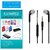 Tempered screen protector glass with 3.5 stereo earphone combo in black for InFocus M535