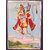 Original Oleograph - Ravi Varma Press(1892-1972) -Maruti Skandharut RamLaxman - 14 x 10 Inch on Paper