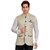 Trustedsnap Men's Khaki & Maroon Regular Fit Nehru Jacket Blazer Pack Of 2