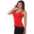 Friskers Red Cotton Tank top