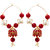 Jewels Gold Antique Designer Alloy Pearl Jhumki Earring Set