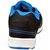 Allen Cooper Men'S Black  Blue Running Shoes