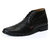 Red Chief Black Men High Ankle Derby Formal Leather Shoes (RC2381 001)