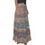 Sunshine Sanganeri Printed Women's Multicolor Long Wrap Around Skirts-0307