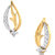 Mani Jewel 14Kt Gold & 0.11 cts Certified Diamond Earrings (Design 1)