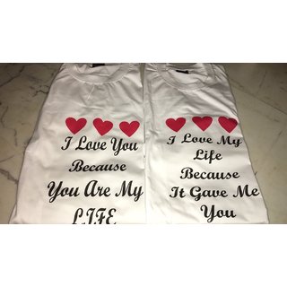 couple t shirts shopclues