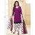 Nikki Fab Violet Cotton Unstitched Salwar Suit